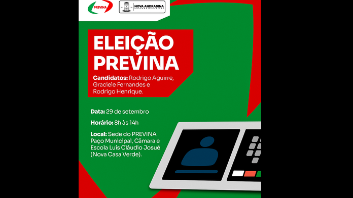 Eleição do PREVINA irá definir novo Diretor Presidente