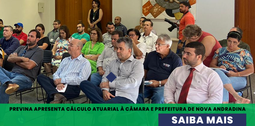 PREVINA apresenta cálculo atuarial à Câmara e Prefeitura de Nova Andradina